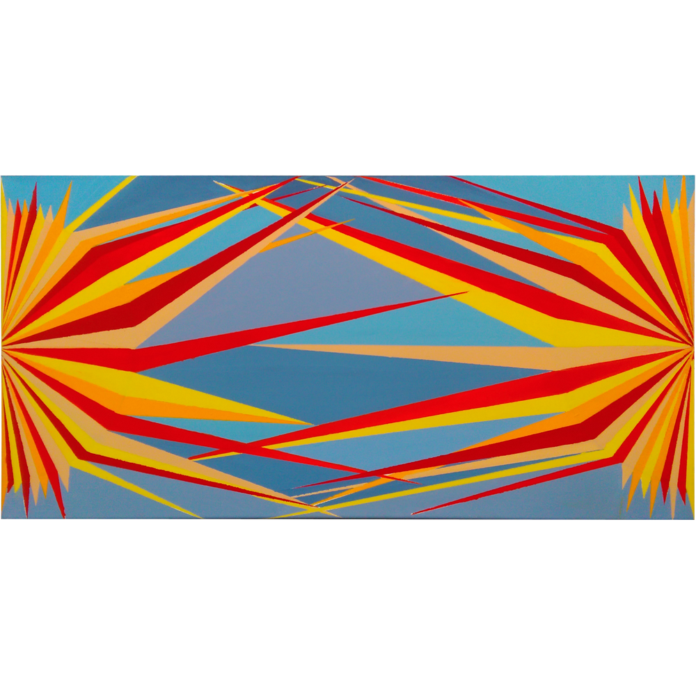 colorful rectangular op art