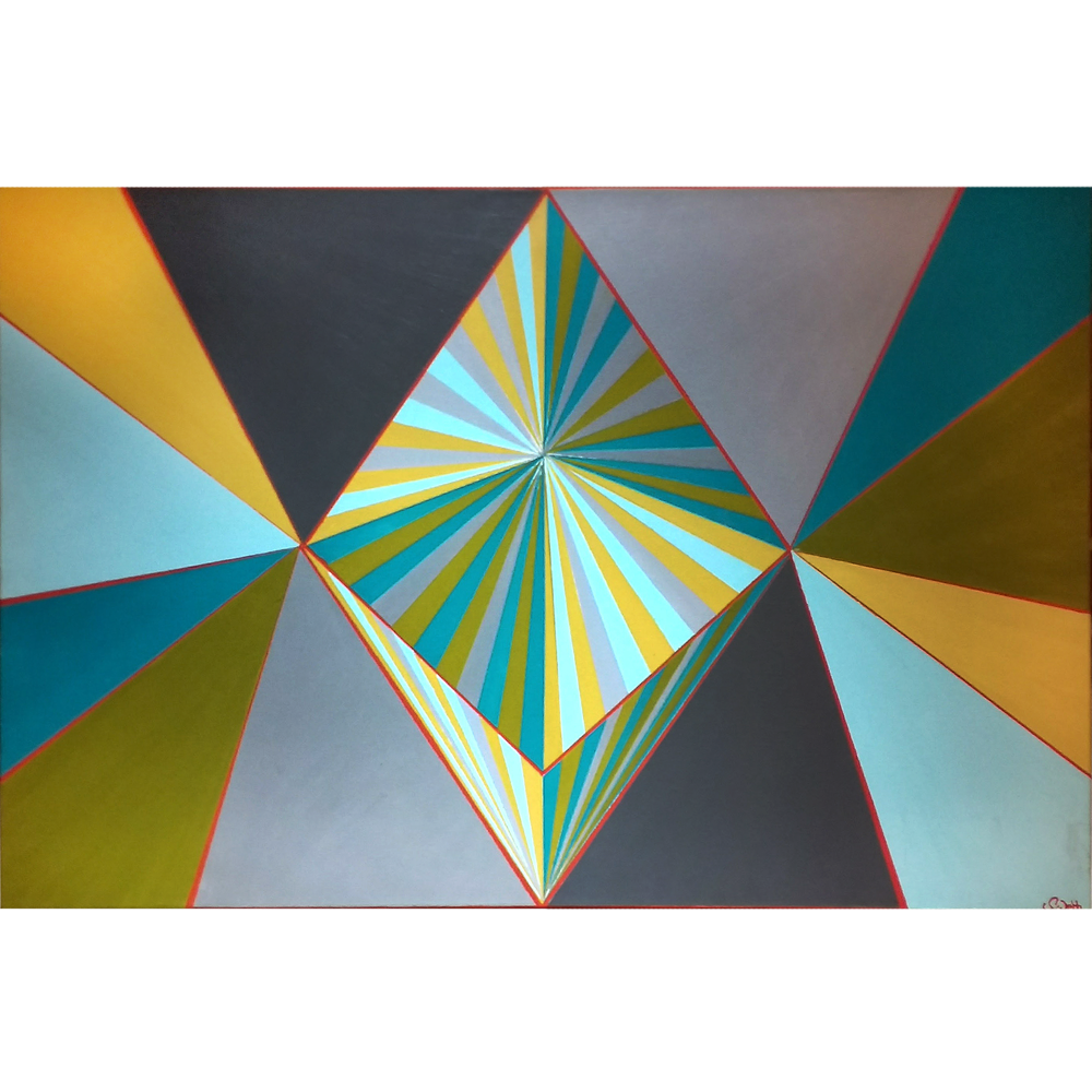tasteful op art painting