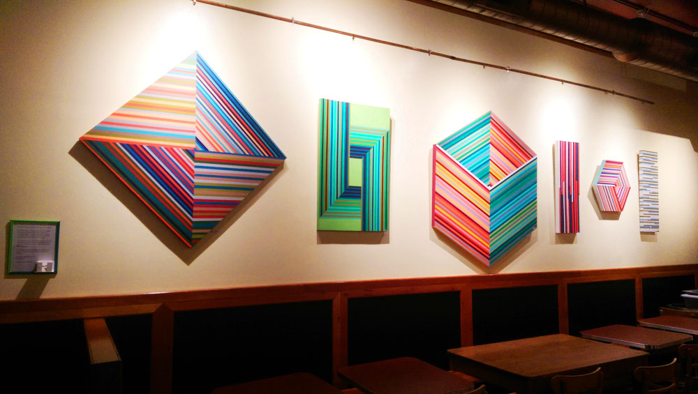coffeshop op art show